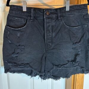 Good American Black Jean Shorts